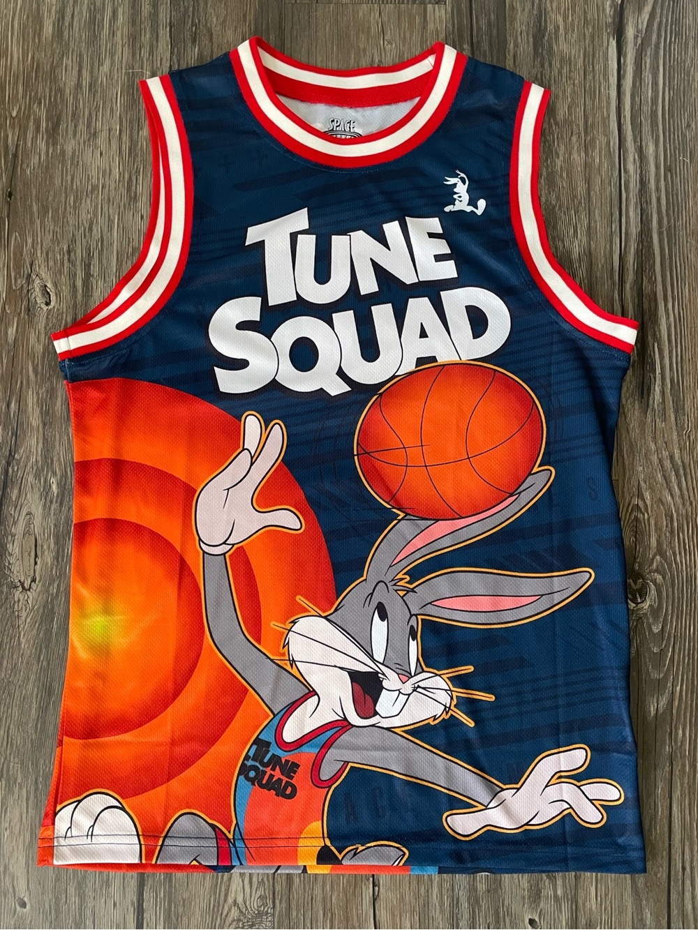 Space Jam A New Legacy Bugs Bunny Tune Squad Basketball Jersey Men’s Small